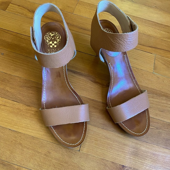 Vince Camuto Okinawa Cork Trimmed Sandals - Picture 2 of 6
